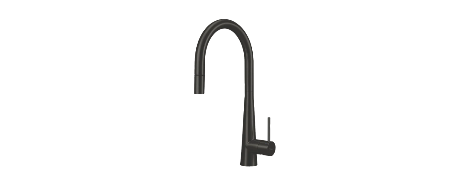 Oliveri Pull Out Goose Neck Black image