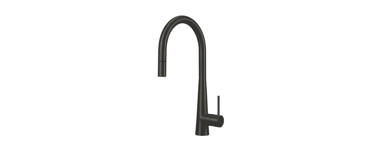 Oliveri Pull Out Goose Neck Black image