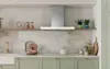 Samsungs new cooking range in chic green kitchen