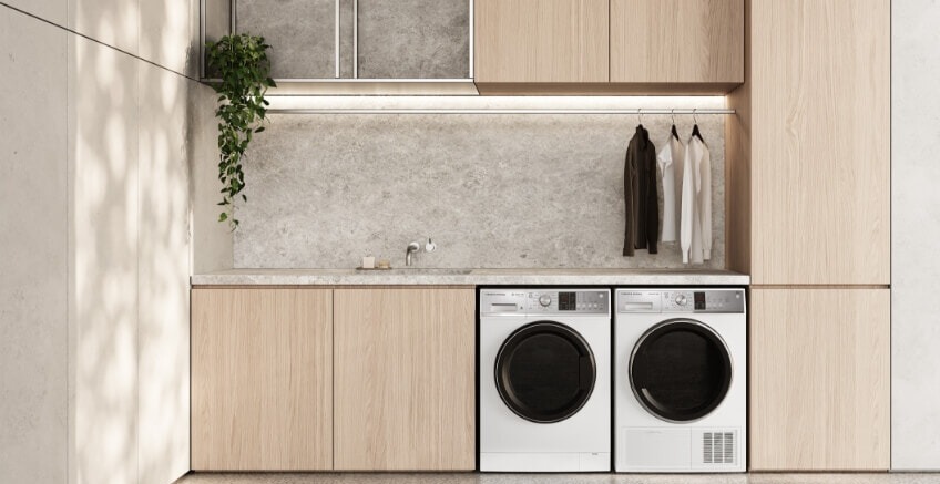 Stylish laundry featuring white FP Laundry range