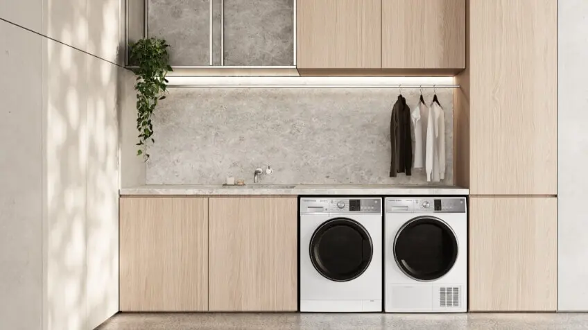 Stylish laundry featuring white FP Laundry range