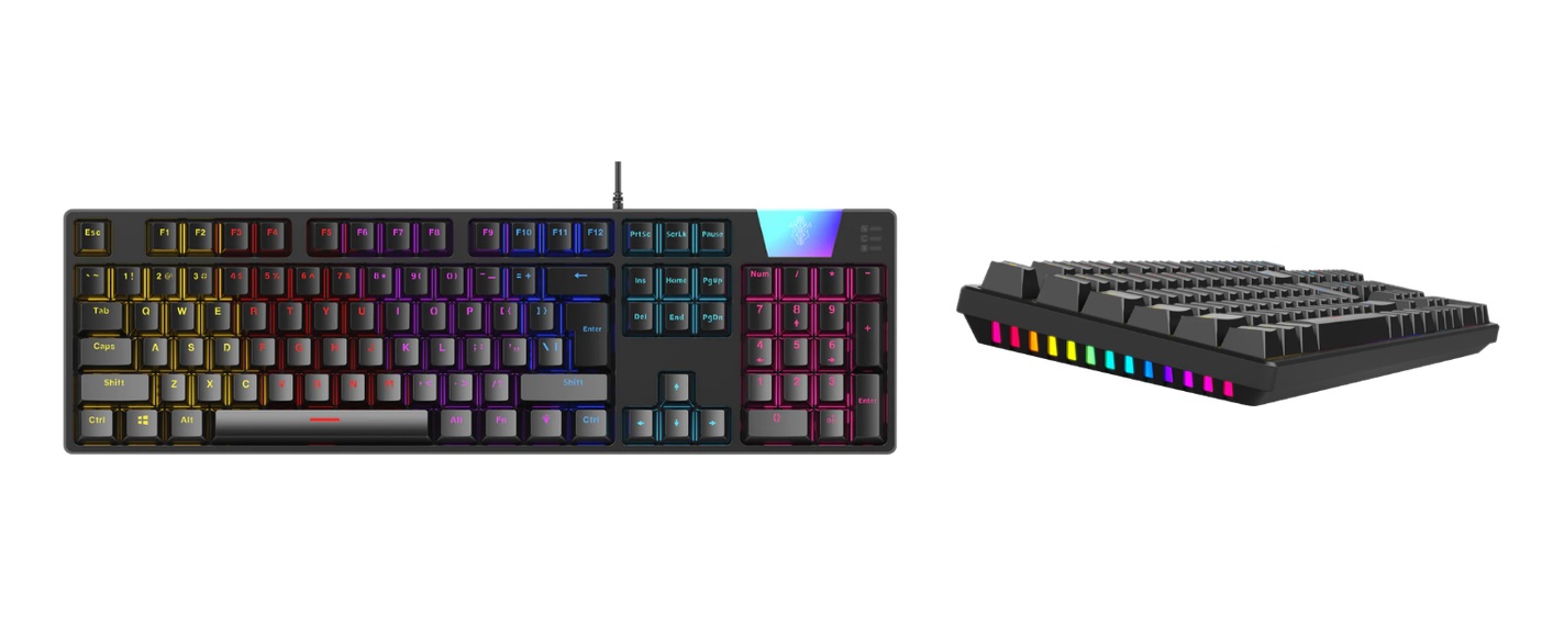 Bonelk Gaming Compact RGB LED Keyboard (Black)