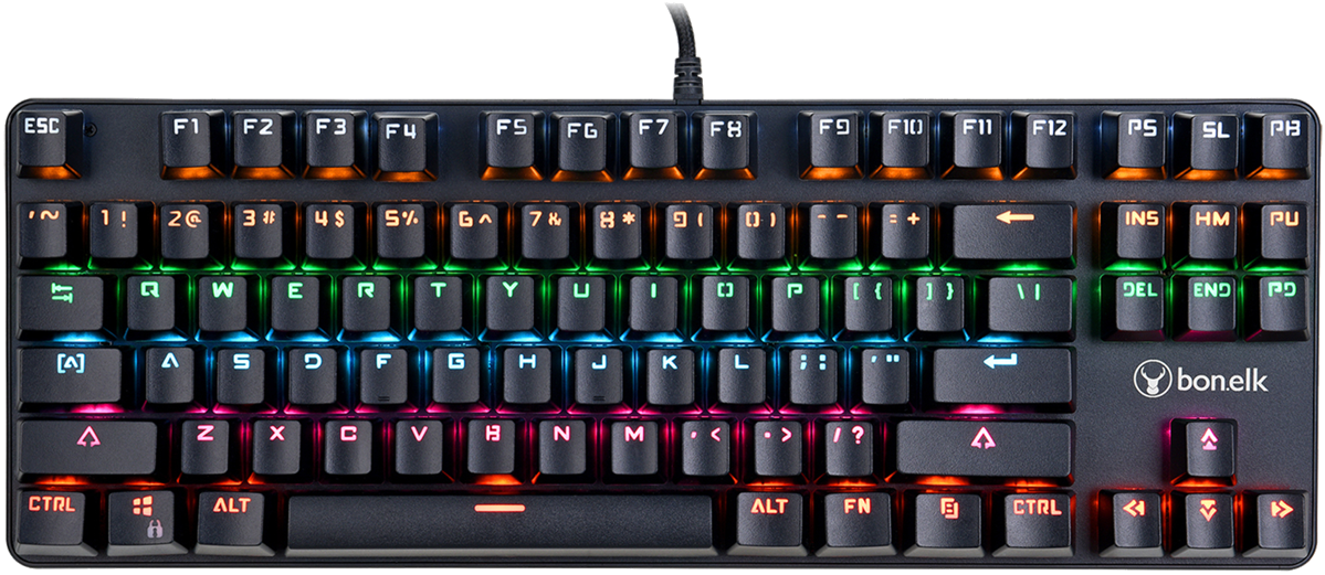Bonelk Gaming Compact RGB LED Keyboard (Black)