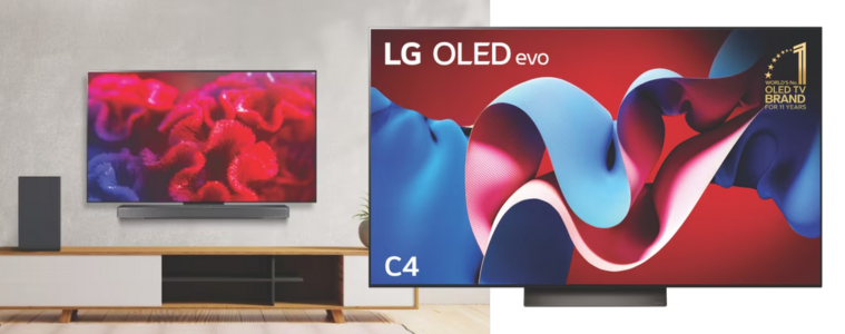 LG 65" OLED EVO C4 4K Smart TV