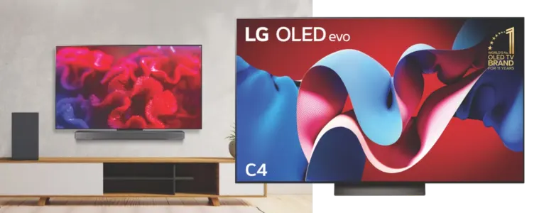 LG 65" OLED EVO C4 4K Smart TV