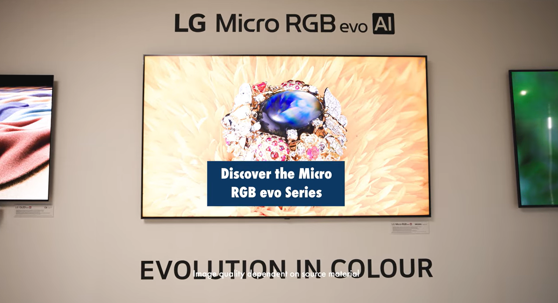 LG 2026 TV range - micro rgb evo series