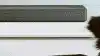 Close up of Samsung soundbar.