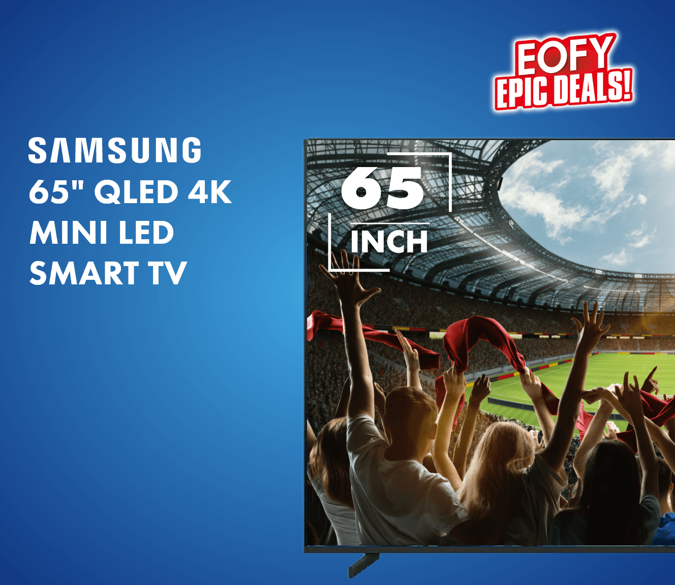 Samsung 65" QN80H NEO QLED 4K Mini LED Smart AI TV 2026	