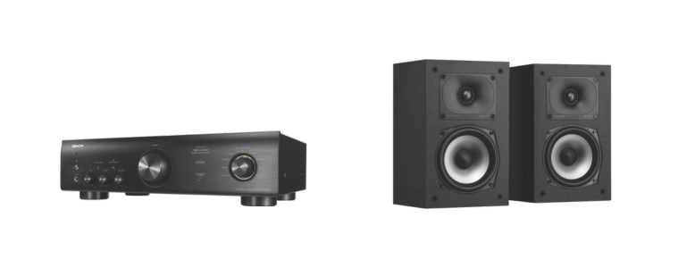 Product image of the Denon 2Ch Stereo Amp Bookshelf Speaker Pack