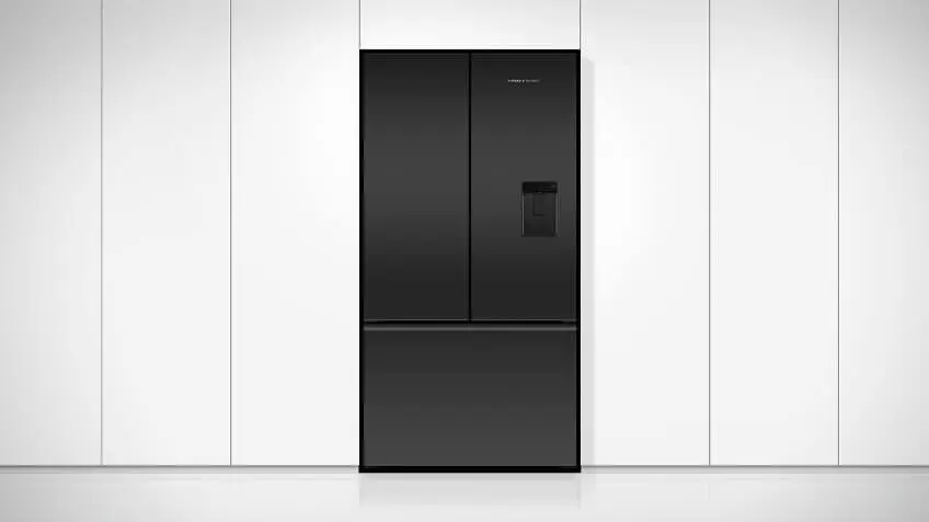 Fisher  Paykel Black Quad door Fridge and freezer