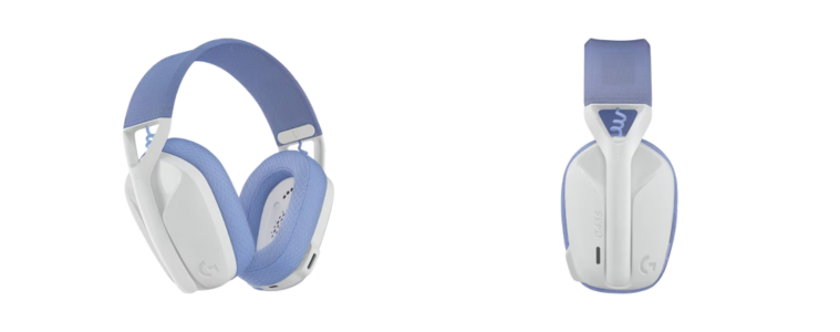 Product image of the Logitech G435 Wireless Gaming Headset (White)