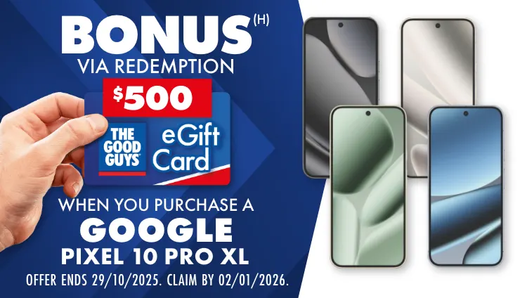 Bonus $400 TGG eGC when you purchase a Google Pixel Pro XL Phone, via redemption