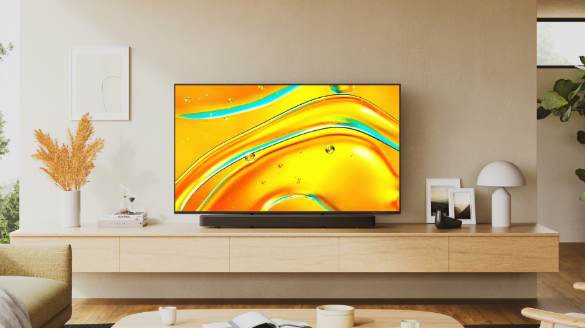 Image of Sony BRAVIA 7 TV in a living room