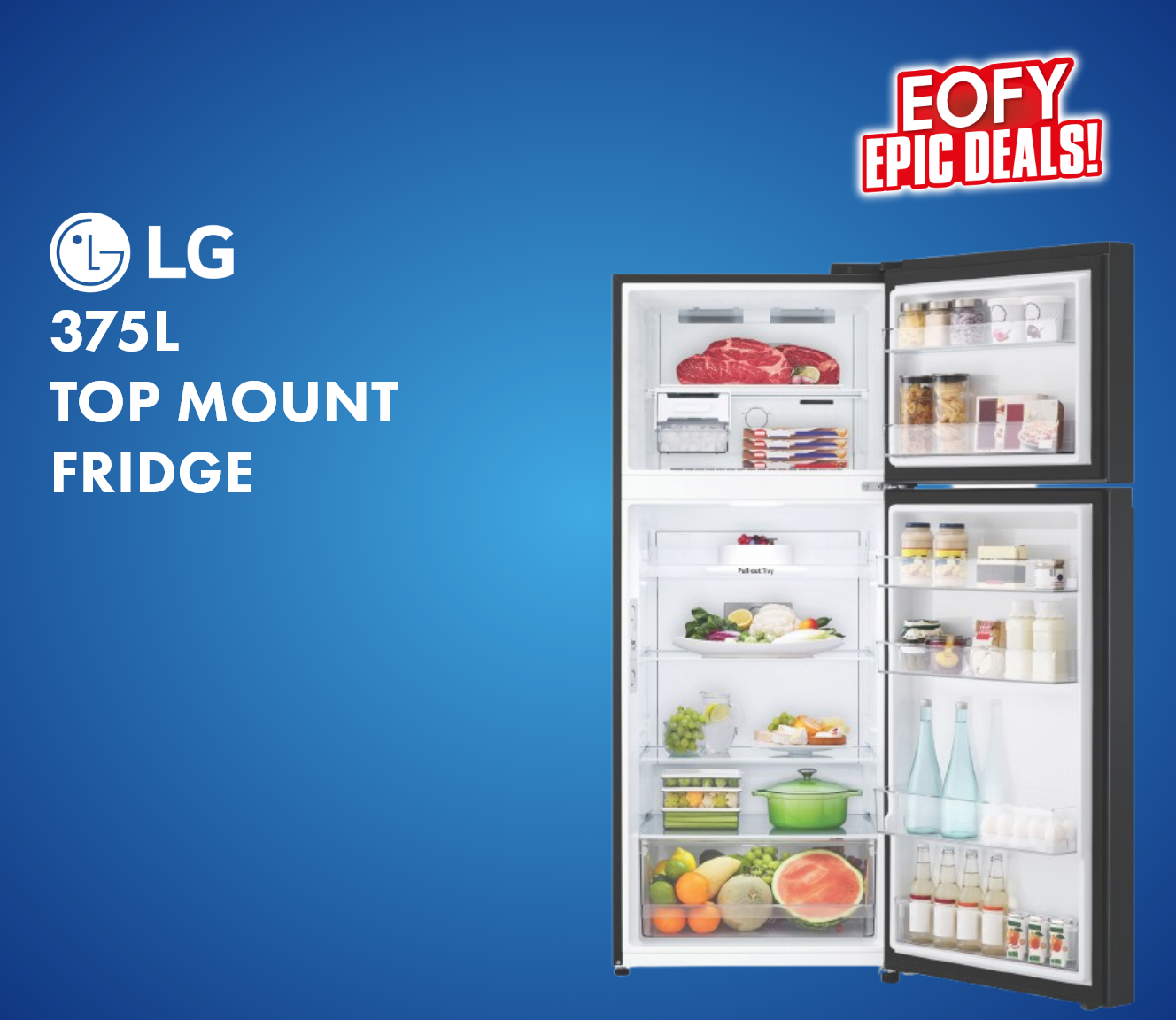 LG 375L Top Mount Refrigerator