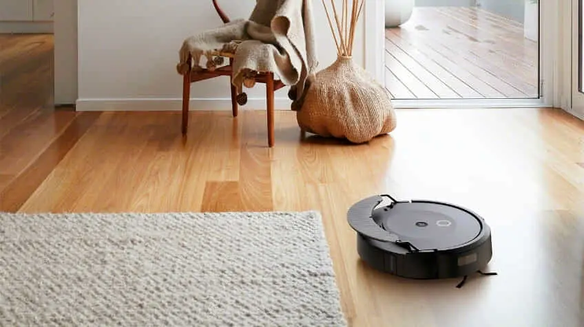 iRobot Roomba Combo J7Robot Vacuum and Mop in living room