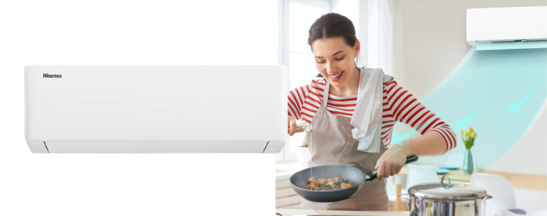 Product image of Hisense 3.7kW Air Q Series Reverse Cycle Split System