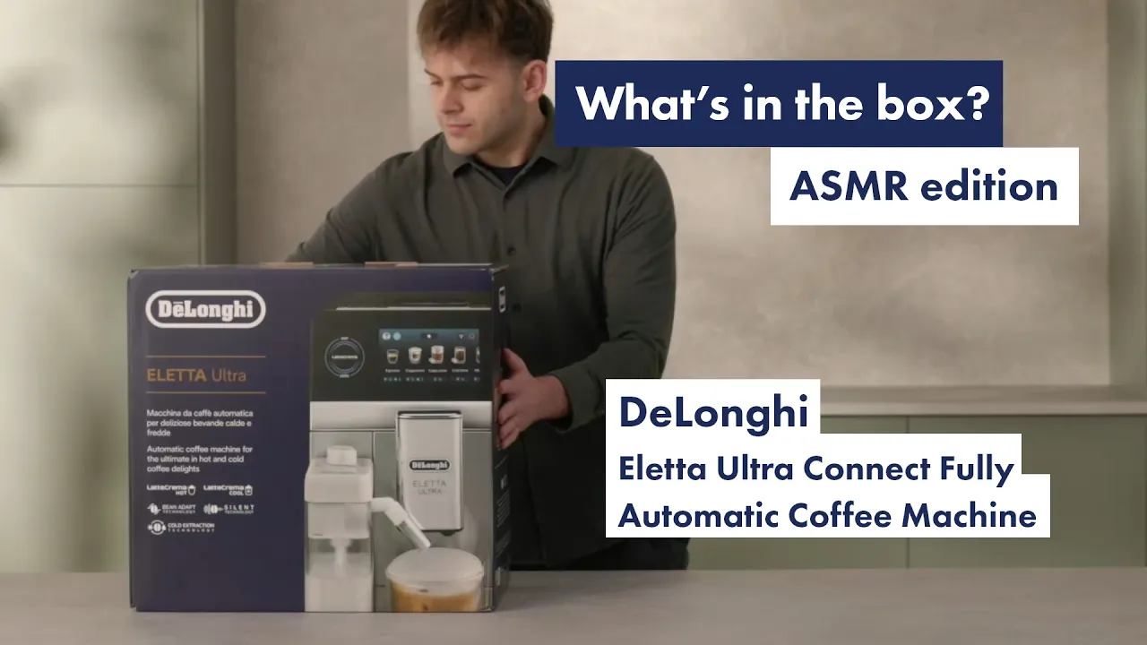 Unboxed ASMR: DeLonghi Eletta Ultra Connect Fully Auto Coffee Machine ECAM47085MB