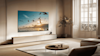 Lifestyle image of a TCL P7K TV in a modern living room.