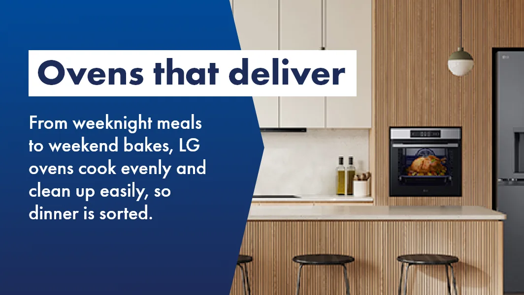LG Oven deliver, get yours at The Good Guys.