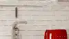 Red smeg Portofino range products including rangehood.