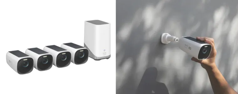 product images of the eufy Security Eufycam 3 (4 Pack) & Homebase 3