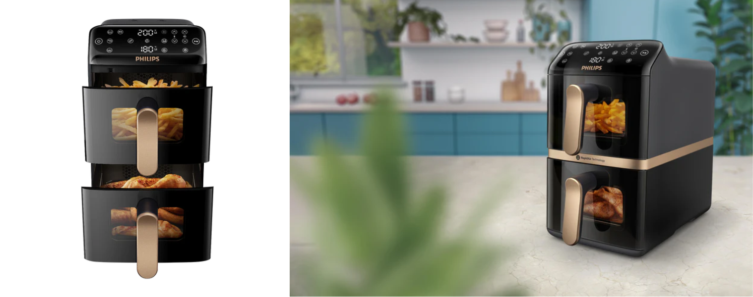 Product image of the Philips Series 4000 10 Litre Double Stack Air Fryer
