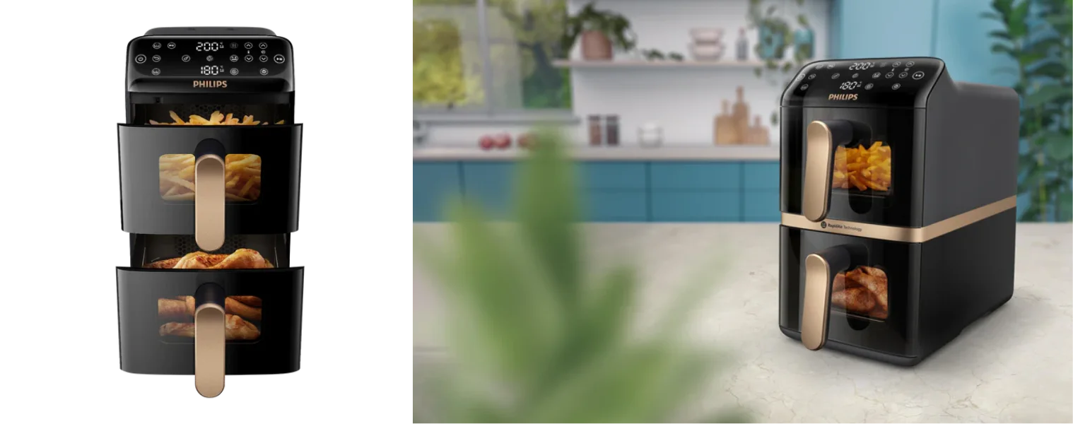 Product image of the Philips Series 4000 10 Litre Double Stack Air Fryer