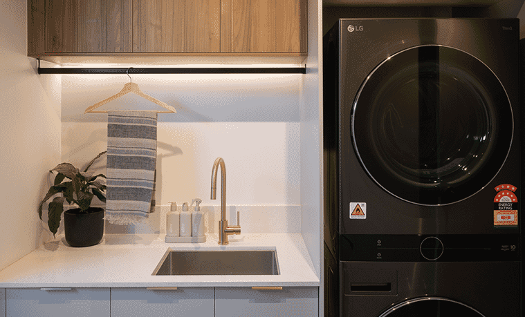 LG Laundry from The Block House 5 featuring LG Quadwash