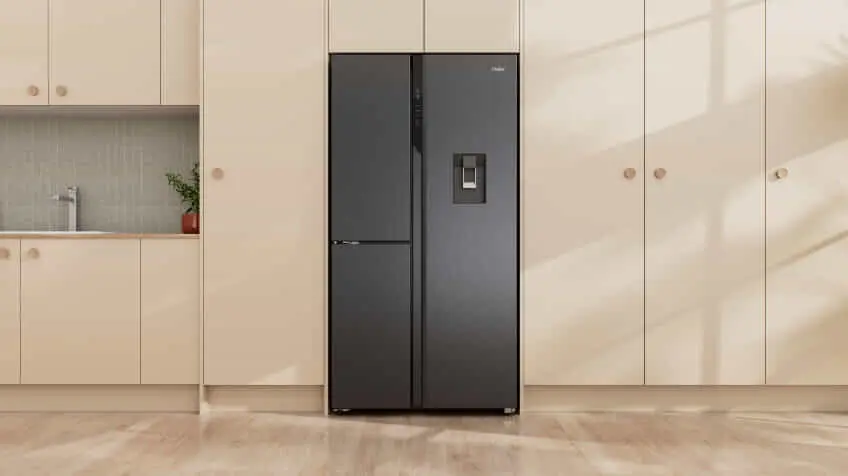 Haier 489L French Door Refrigerator in kitchen