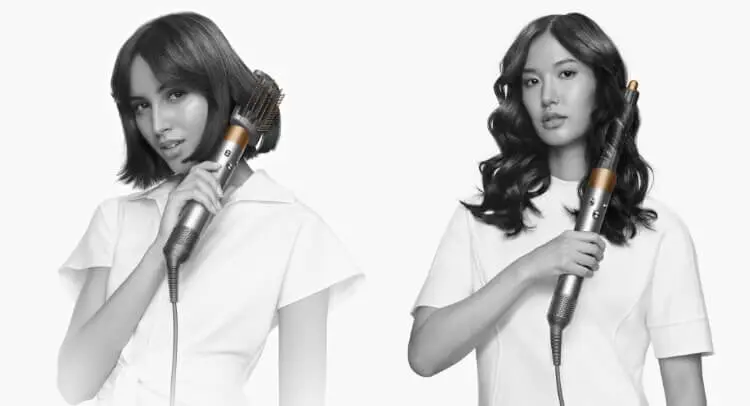 Style any kind of hair with a dyson air wrap.