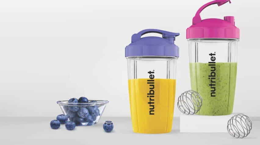 NutriBullet Cup Extras with coloured lids