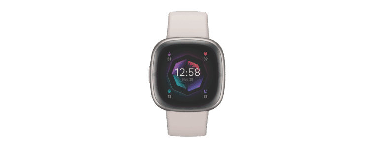 product image of the Fitbit Sense 2 Lunar WhitePlatinum Aluminium