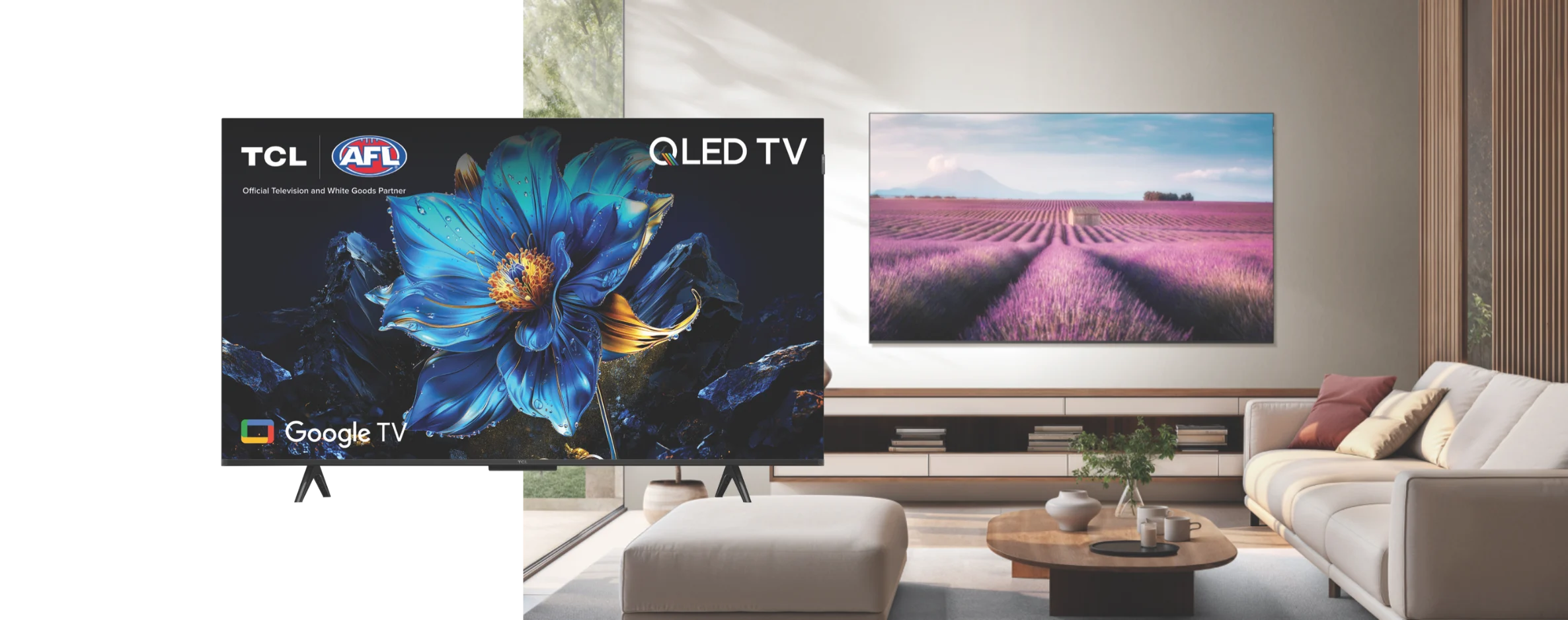 Product image of the TCL 43 P7K QLED Google TV 2025