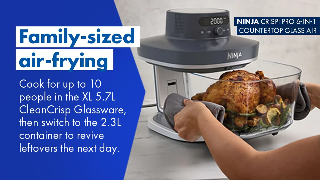 Family-sized air-frying with Ninja Crispi Pro