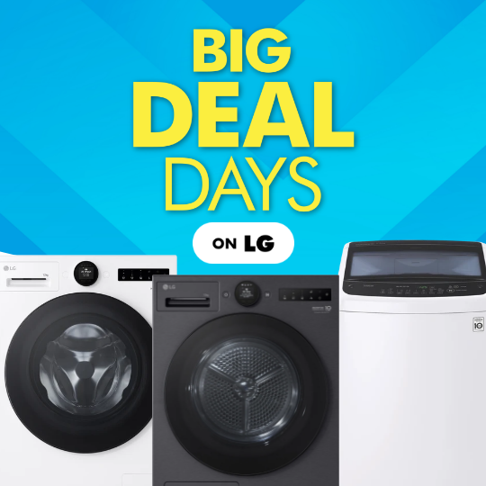 FY27 WK16 LG LA10741 LG Laundry Deal Days 5th tile 