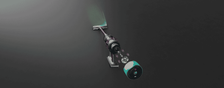 Hero close up of NEW Dyson Gen5detect Absolute Stick Vacuum 