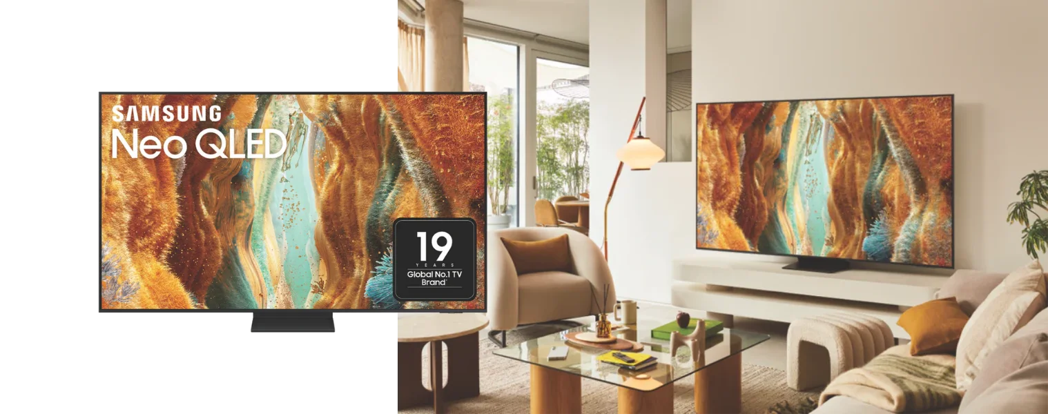 Samsung 65" QN70F NEO QLED 4K Mini LED Smart AI TV 2025