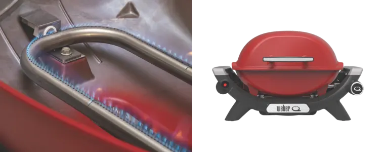 Weber Baby Q1000N LP Flame Red