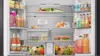 Open Samsung Family AI Fridge close up.