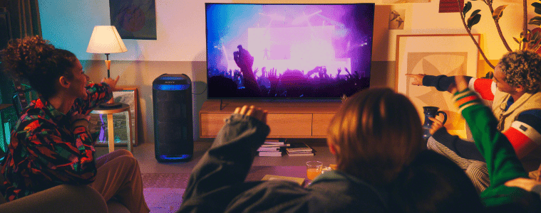 people using the Sony Portable Party Speaker as a speaker for their Sony TV 