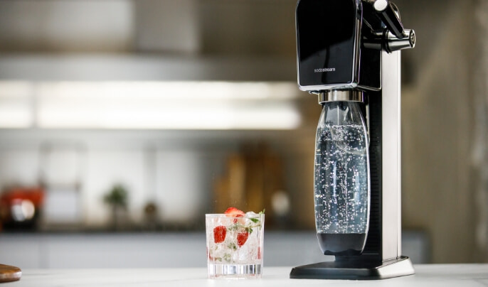 Sleek black ART SodaStream