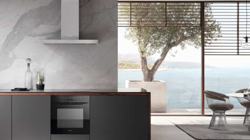 Miele rangehood in kitchen  The Good Guys