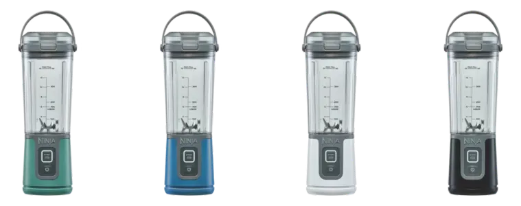 Product image of the Ninja Blast Portable Blender in multiple colours