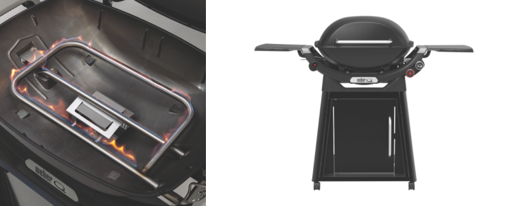 product image of the Weber Family Q 3100N+ LP Midnight Black