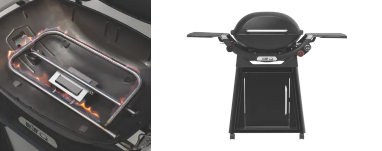 product image of the Weber Family Q 3100N+ LP Midnight Black