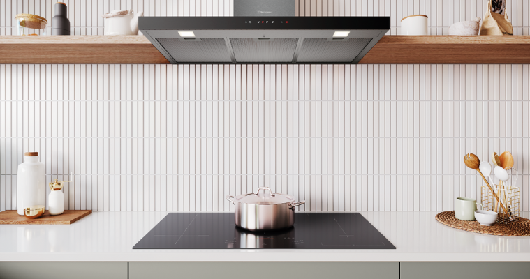 Lifestyle image of a pot cooking on a Westinghouse Induction Cooktop