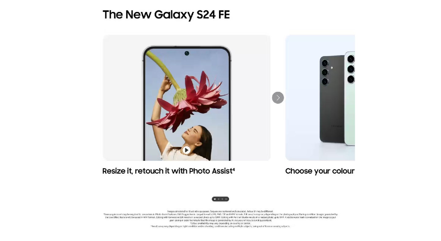 Samsung Galaxy FE - Section 2