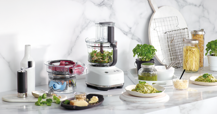 Lifestyle image of a Breville food processor