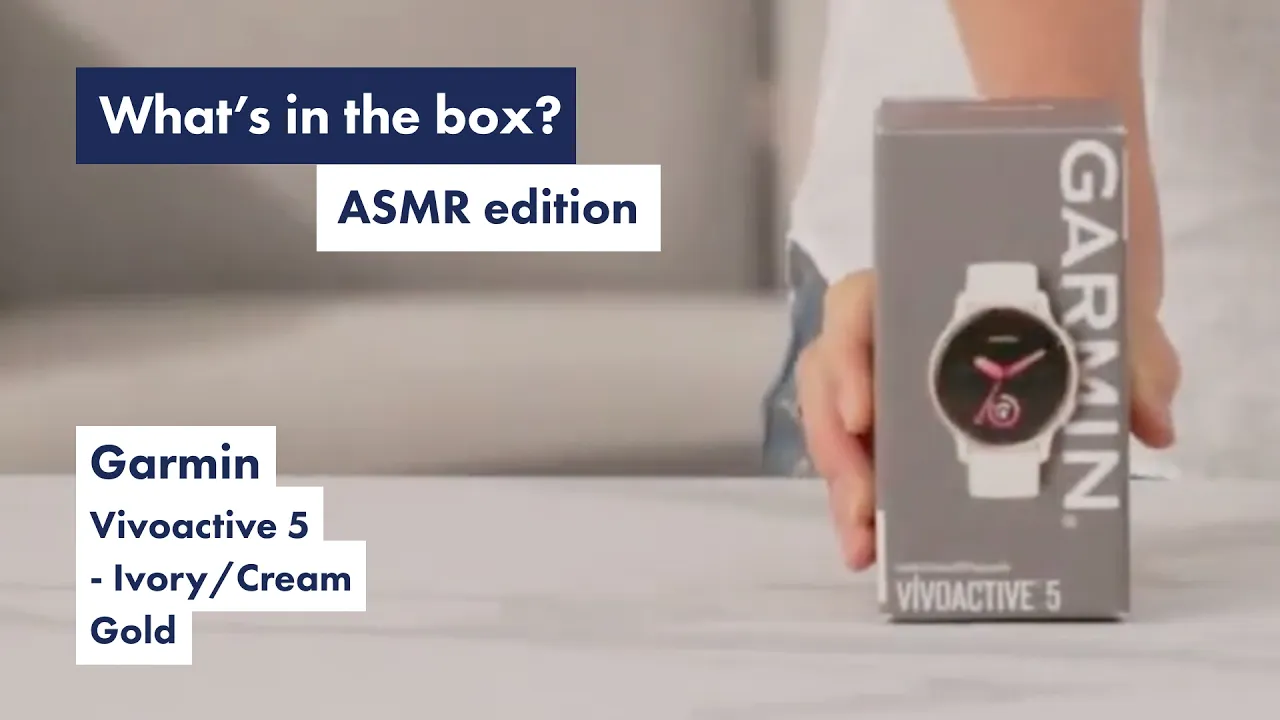 Unboxed ASMR: Garmin Vivoactive 5 - Ivory/Cream Gold 010-02862-11