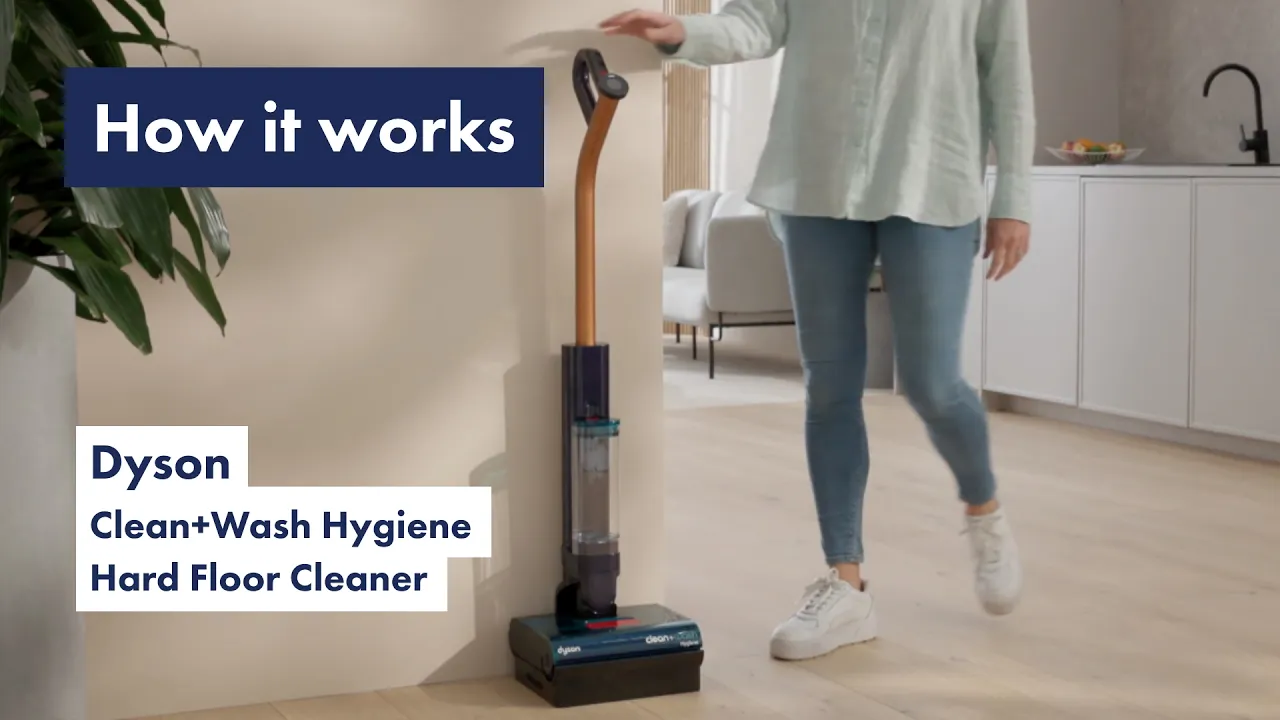 How it Works: Dyson Clean+Wash Hygiene Hard Floor Cleaner 637626-01